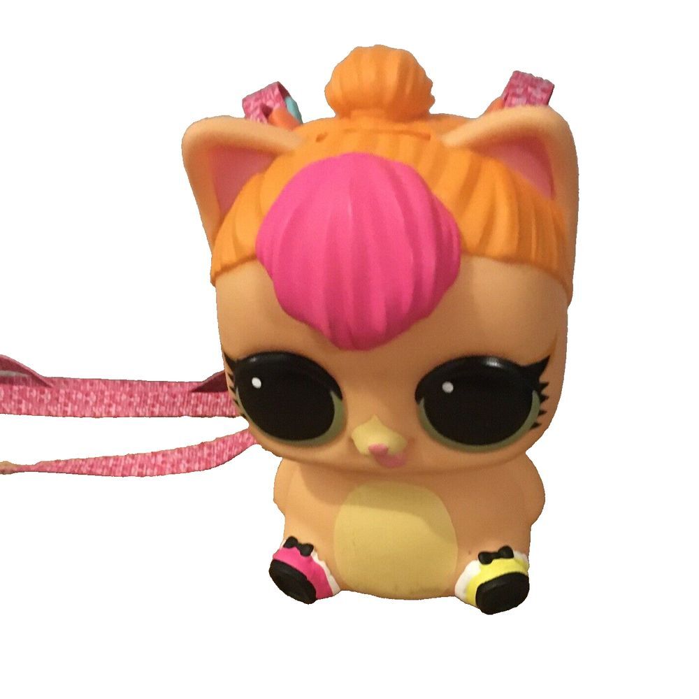 MGA LOL Surprise  Piggy Bank  Bag‎ Purse Neon Kitty Cat Biggie Pet Backpack